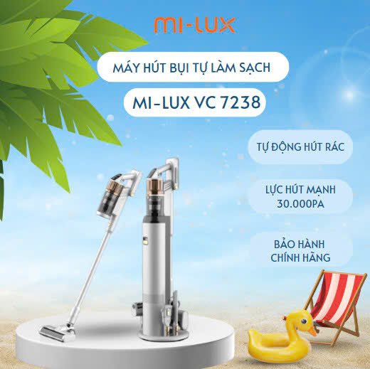 Máy Hút Bụi tích hợp – lau -đổ rác tự động lực hút mạnh mẽ 30.000Pa |Mi-lux Z6 Station VC7238