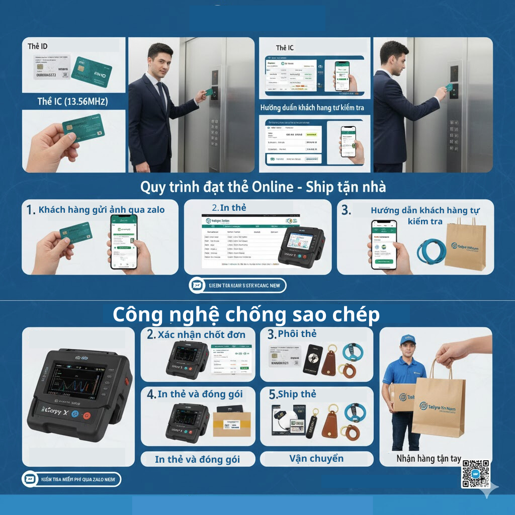 Dịch Vụ Làm Thẻ Từ Thang Máy Tại Chợ Mới, An Giang