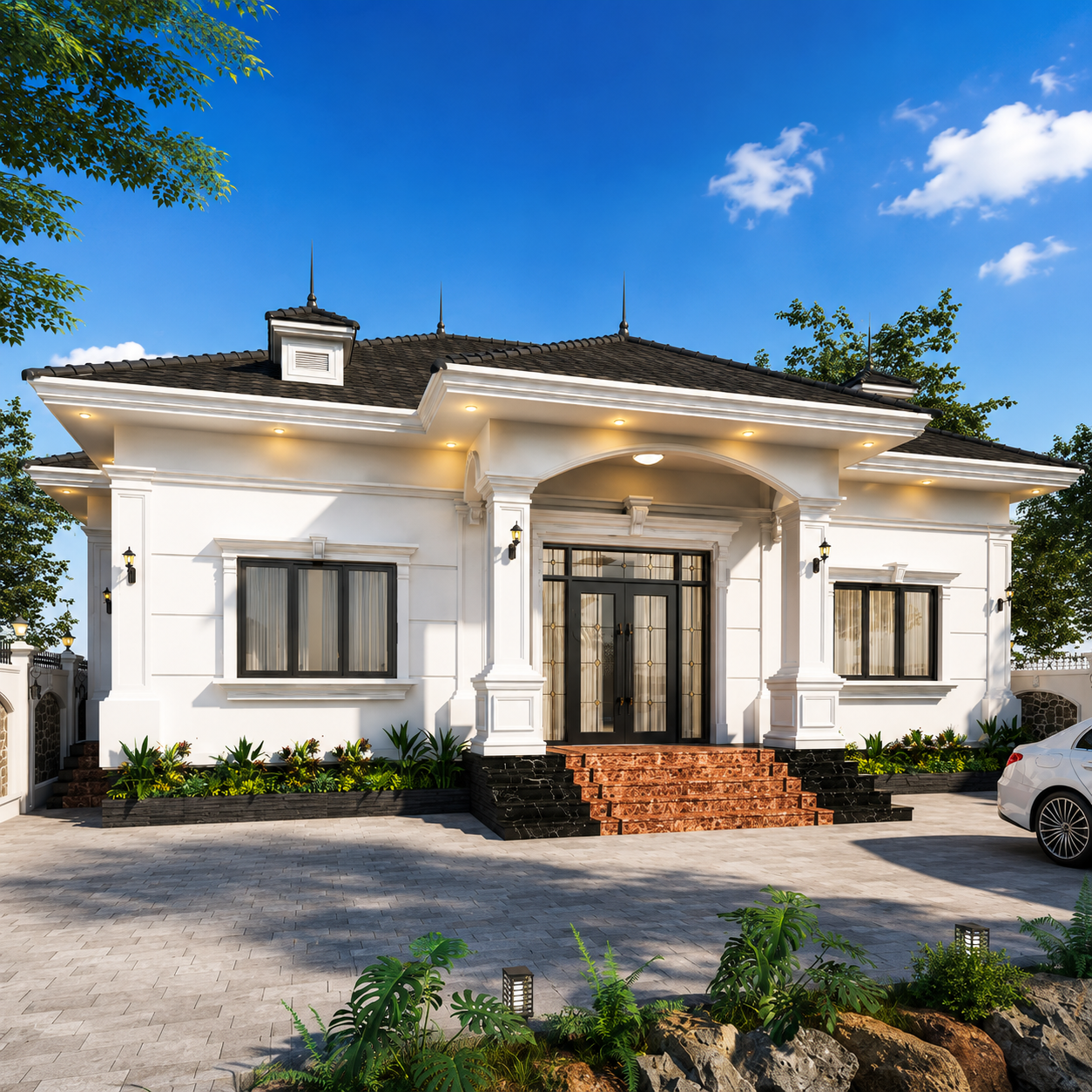 Thiết Kế Thi Công Nhà Mái Nhật Tại Vĩnh Thanh, Cà Mau