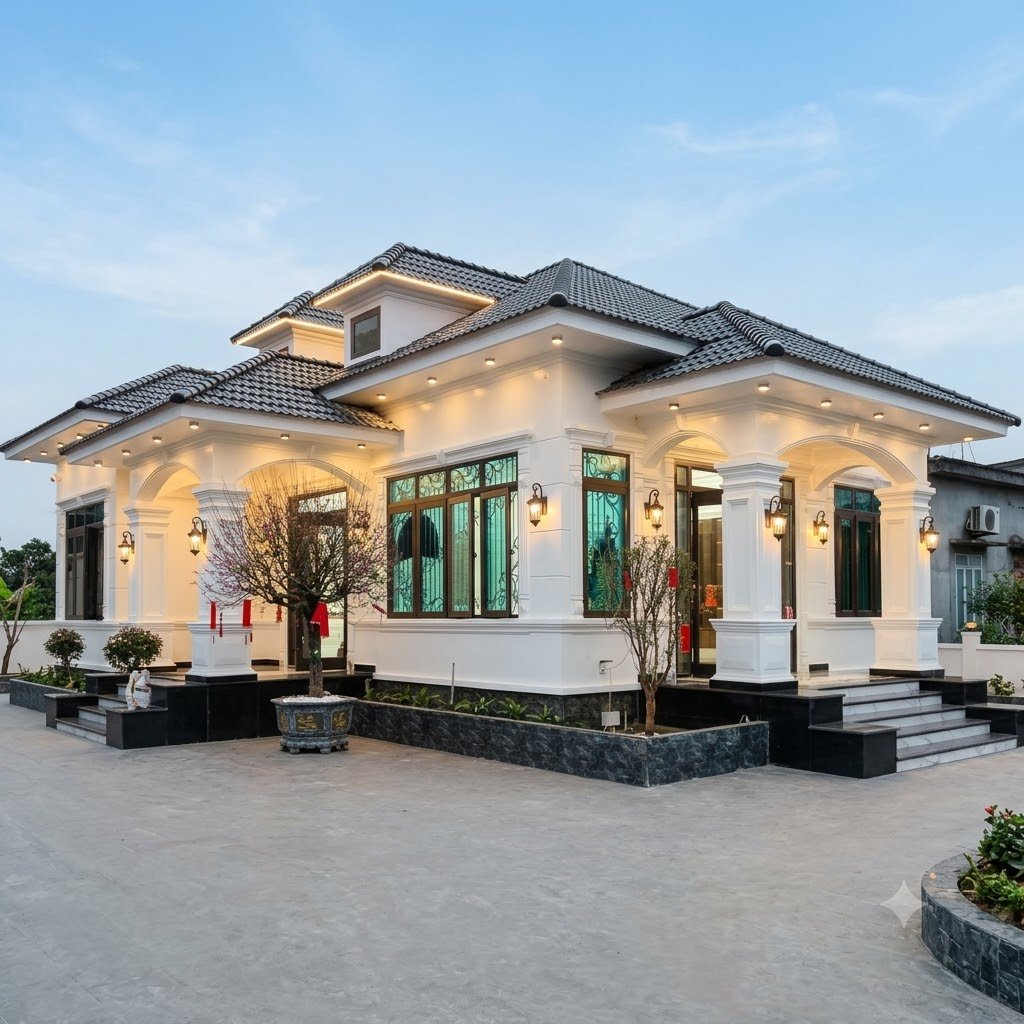 Thiết Kế Thi Công Nhà Mái Nhật Tại Hưng Hội, Cà Mau 2 Thiết Kế Thi Công Nhà Mái Nhật Tại Hưng Hội, Cà Mau