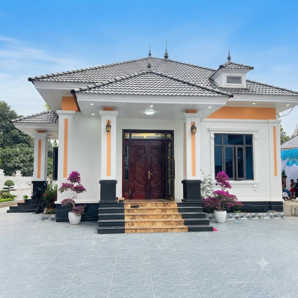 Thiết Kế Thi Công Nhà Mái Nhật Tại Vĩnh Phước, Cà Mau 2 Thiết Kế Thi Công Nhà Mái Nhật Tại Vĩnh Phước, Cà Mau