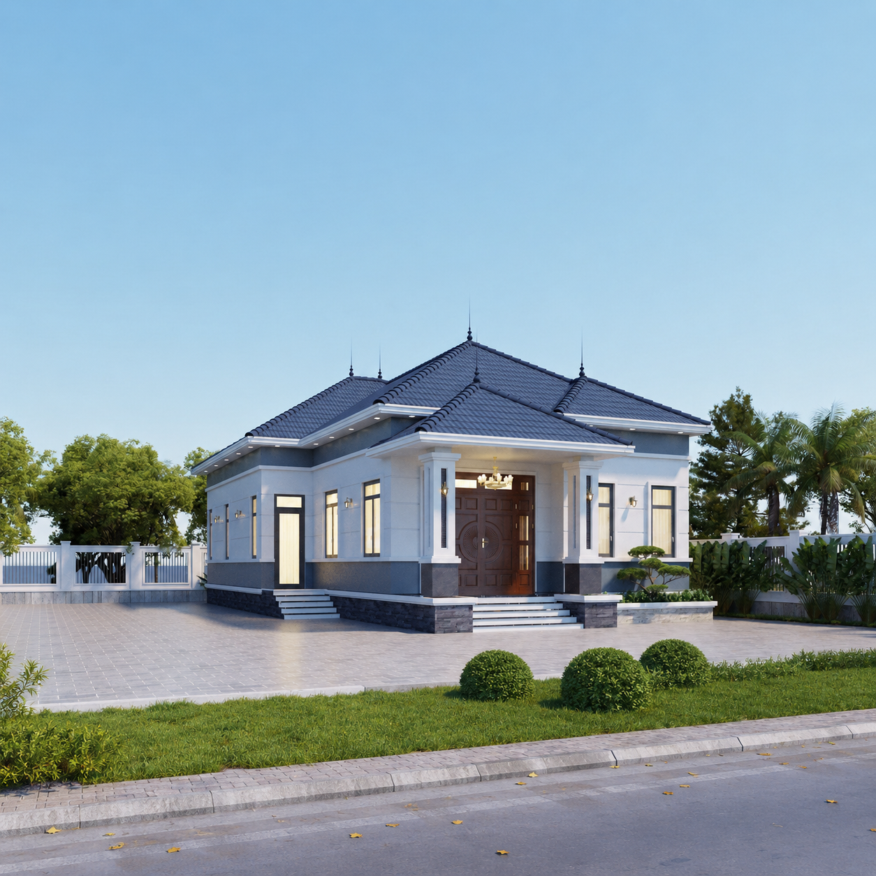 Thiết Kế Thi Công Nhà Mái Nhật Tại Phong Hiệp, Cà Mau